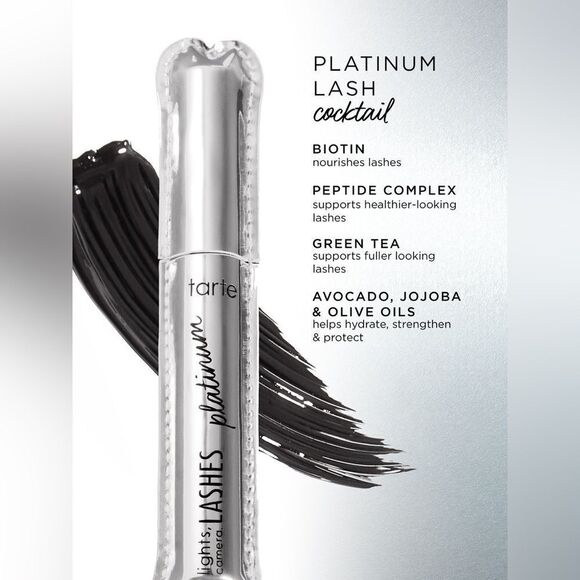 NIB- tarte lights, camera, lashes platinum mascara - Picture 3 of 10